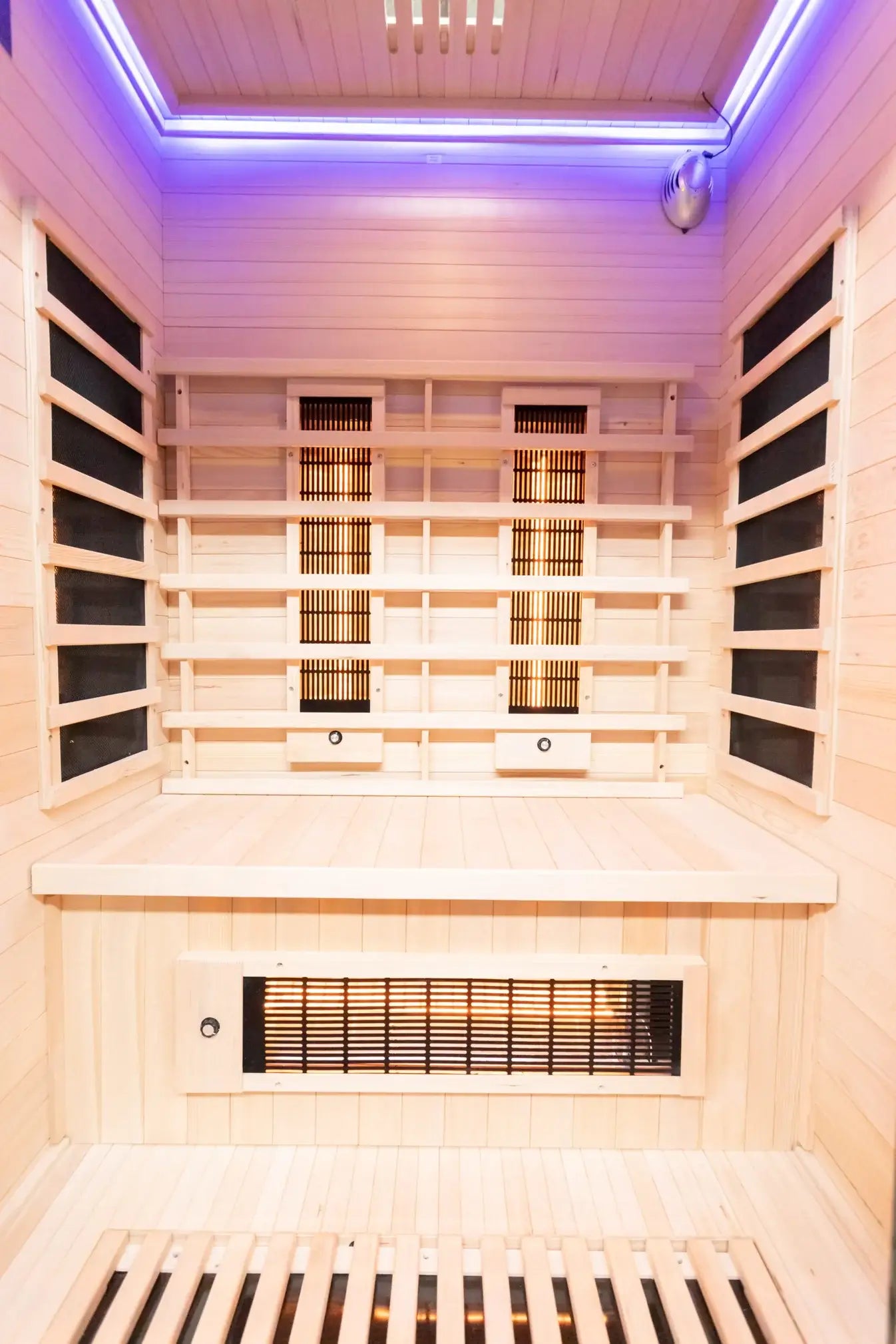 Miracle Sauna: 2 Person Far Infrared Sauna lighting