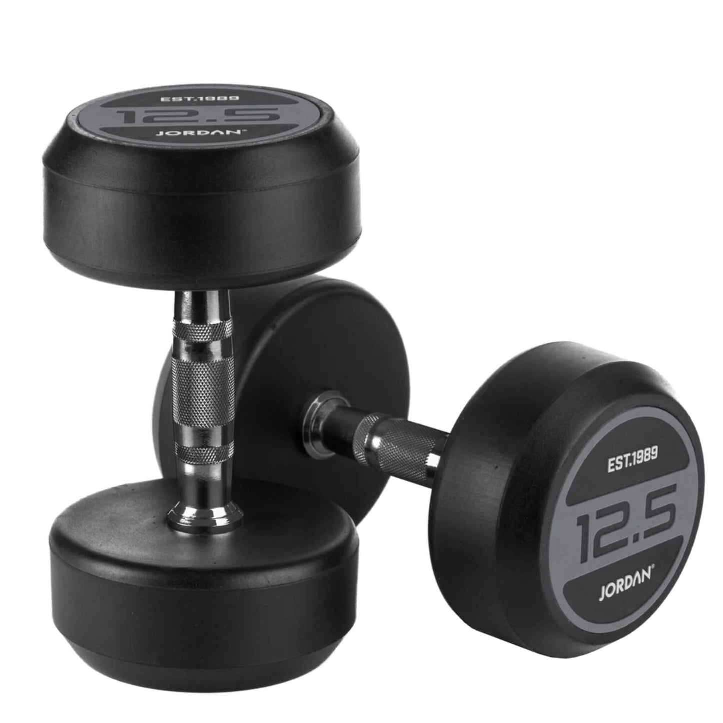 Rubber Dumbbells Sets (Grey)