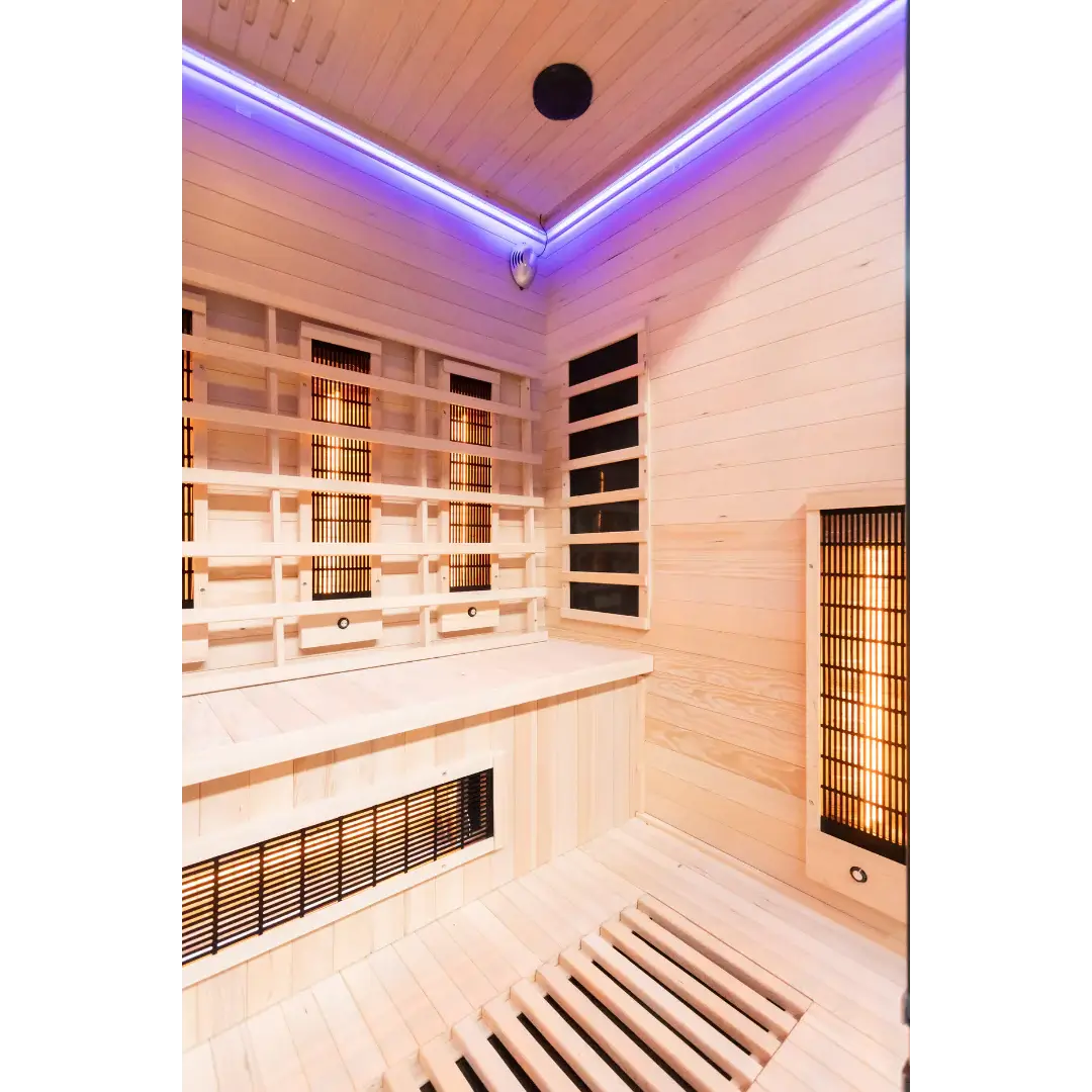 Miracle Sauna: 4 Person Far Infrared Sauna lights panels