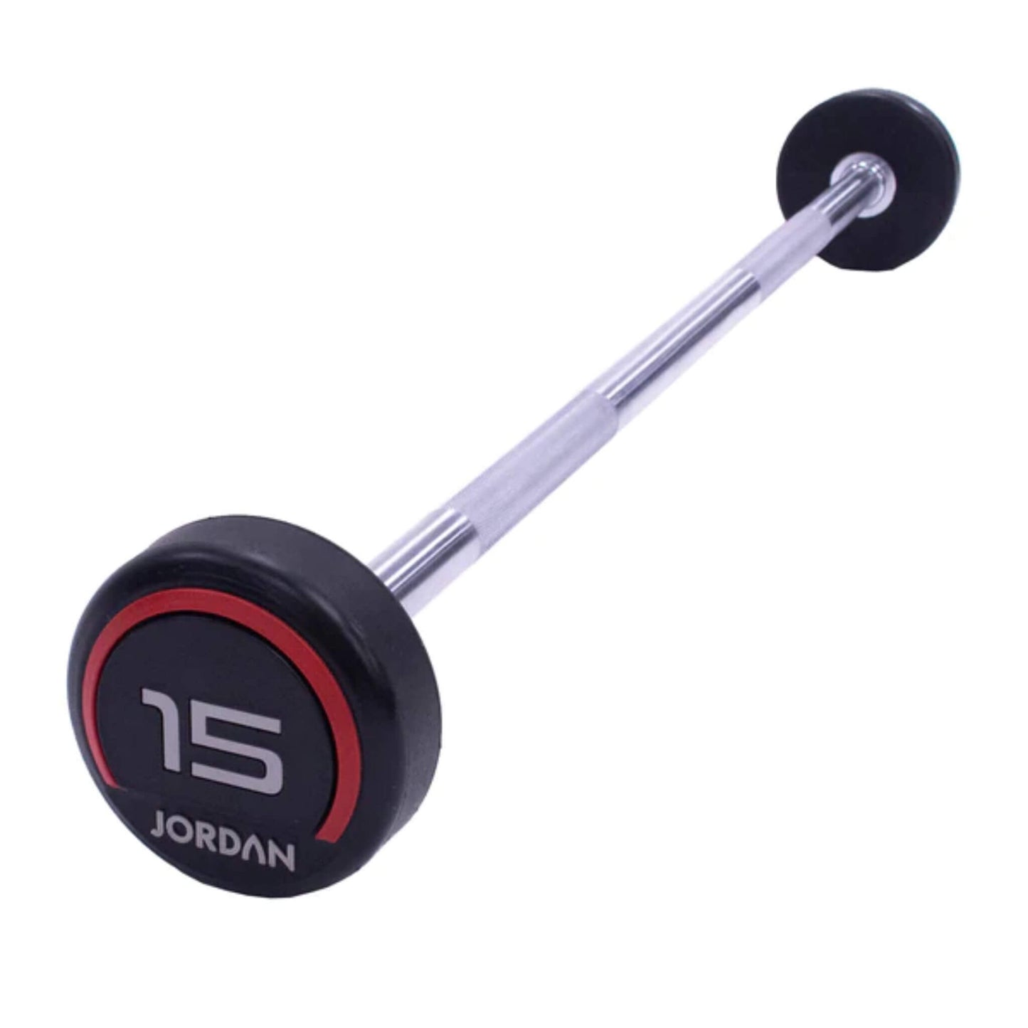 Urethane Barbell Set - Straight Bar (Red)