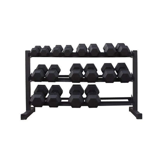 3 Tier Hex Dumbbell Rack
