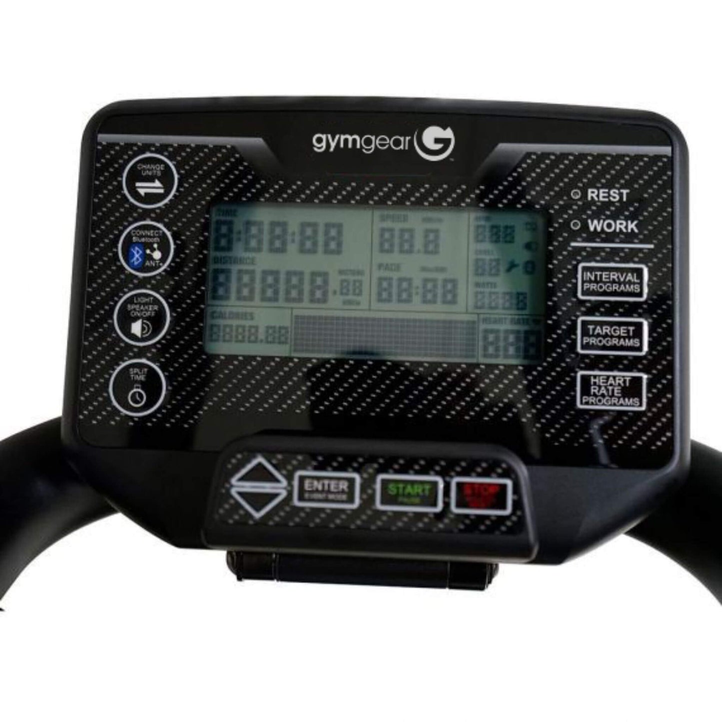 Curve 2.0 Plus Treadmill console