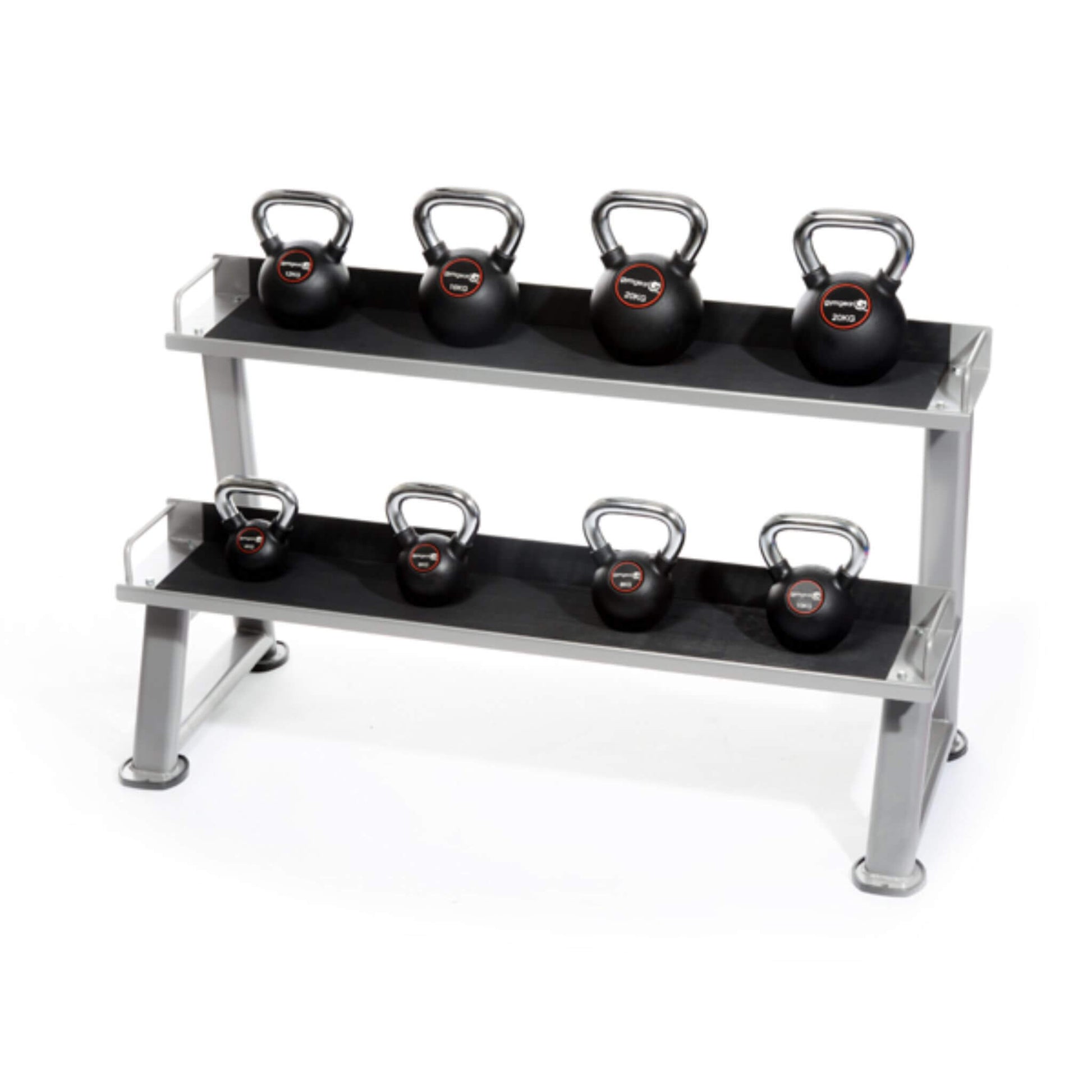 GymGear Chrome Handle Kettlebell Rack