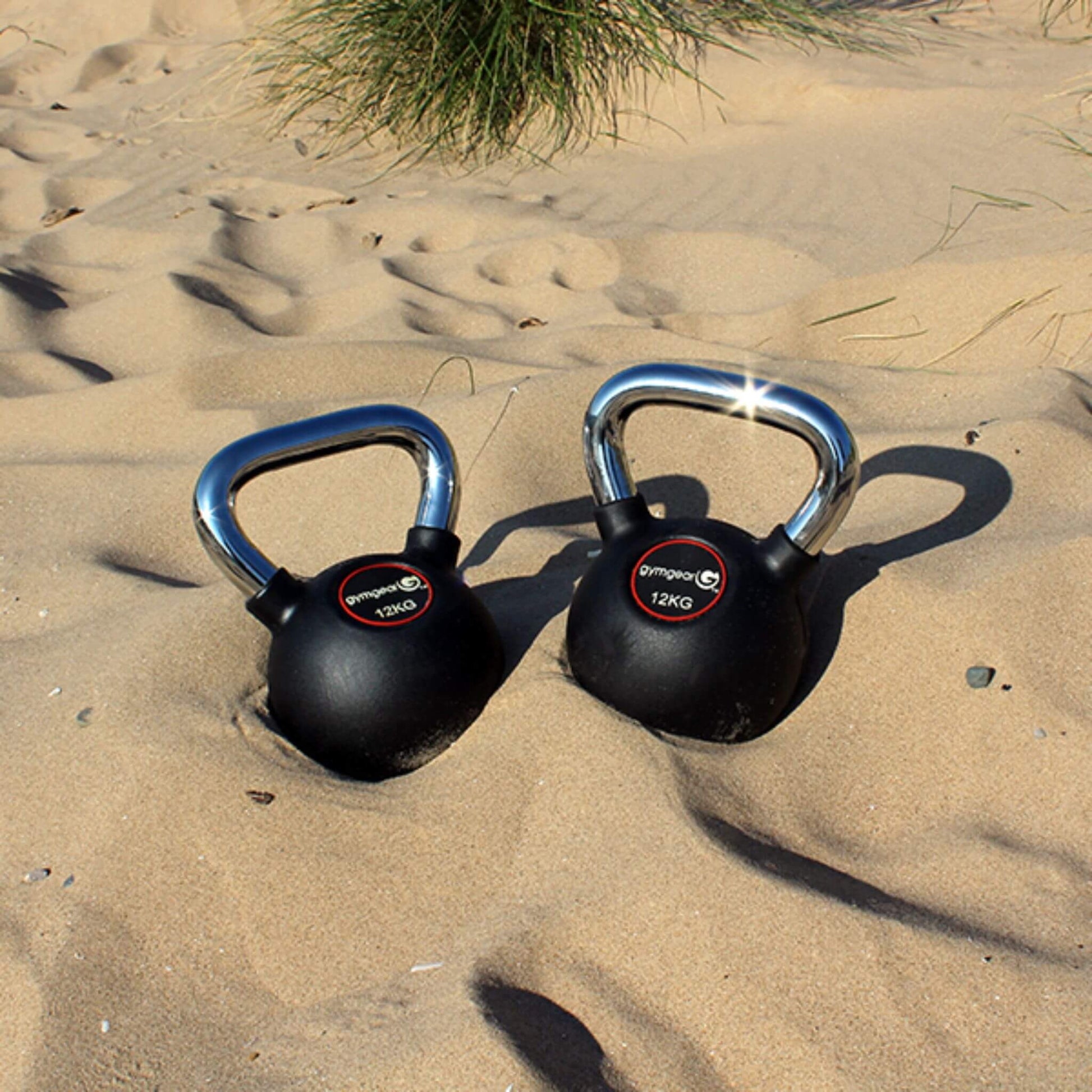 GymGear Chrome Handle Kettlebell 12kg