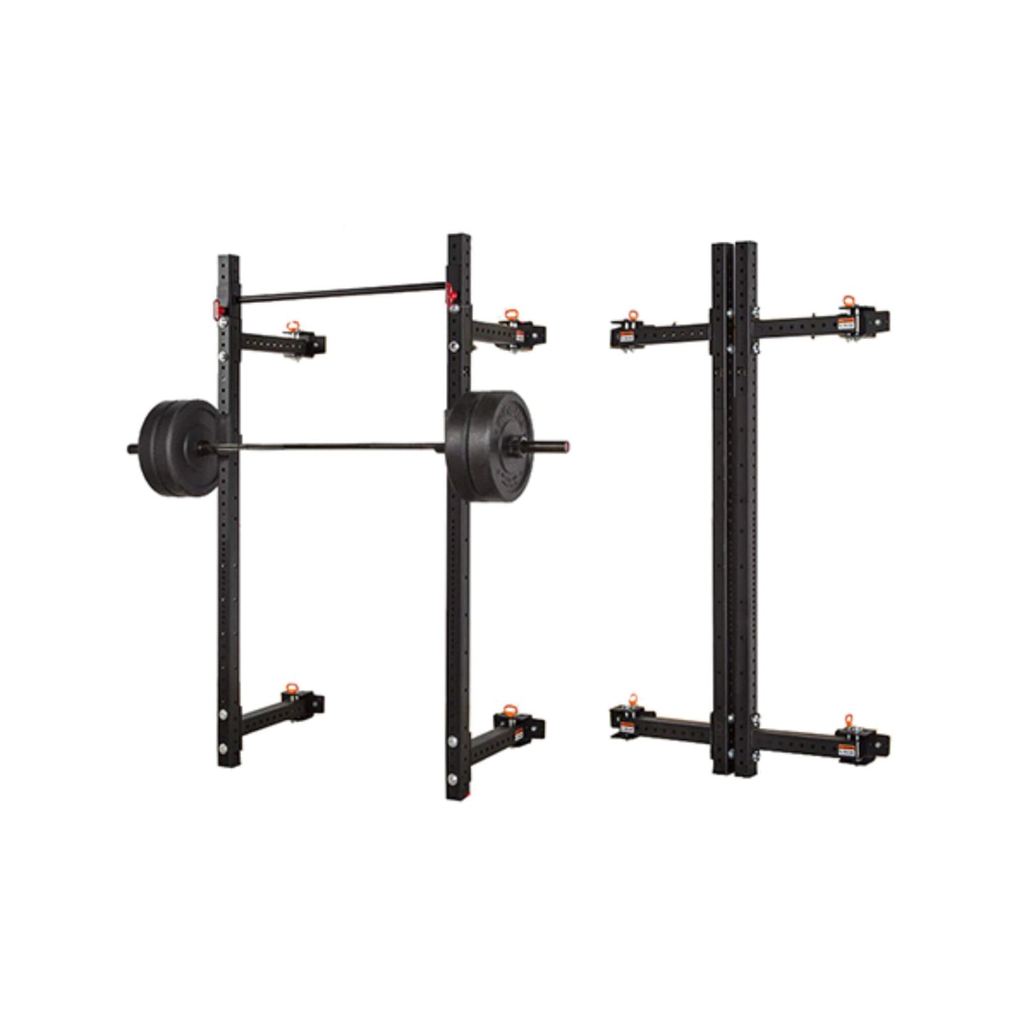 Gym Gear Warrior Folding Wall Rack Folded