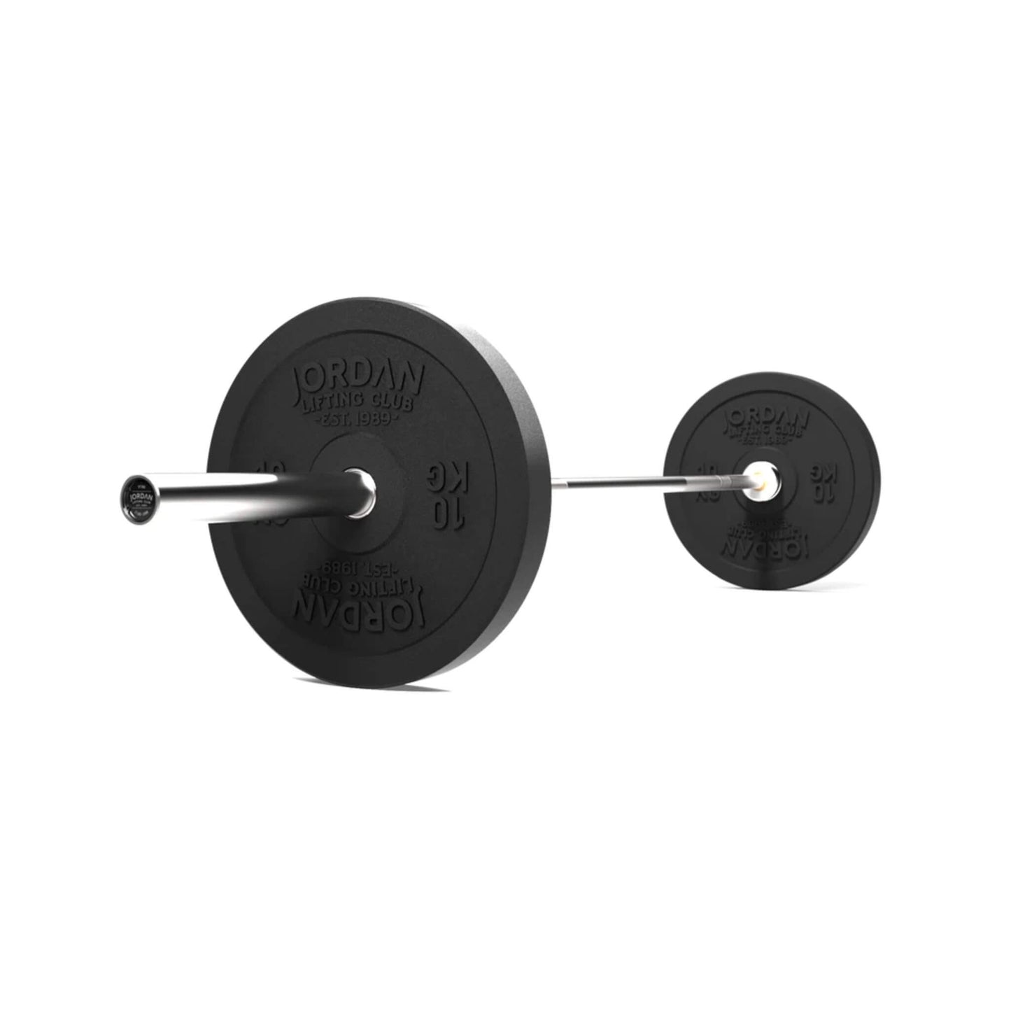 JLC Rubber Bumper Olympic Plates - Black Barbell