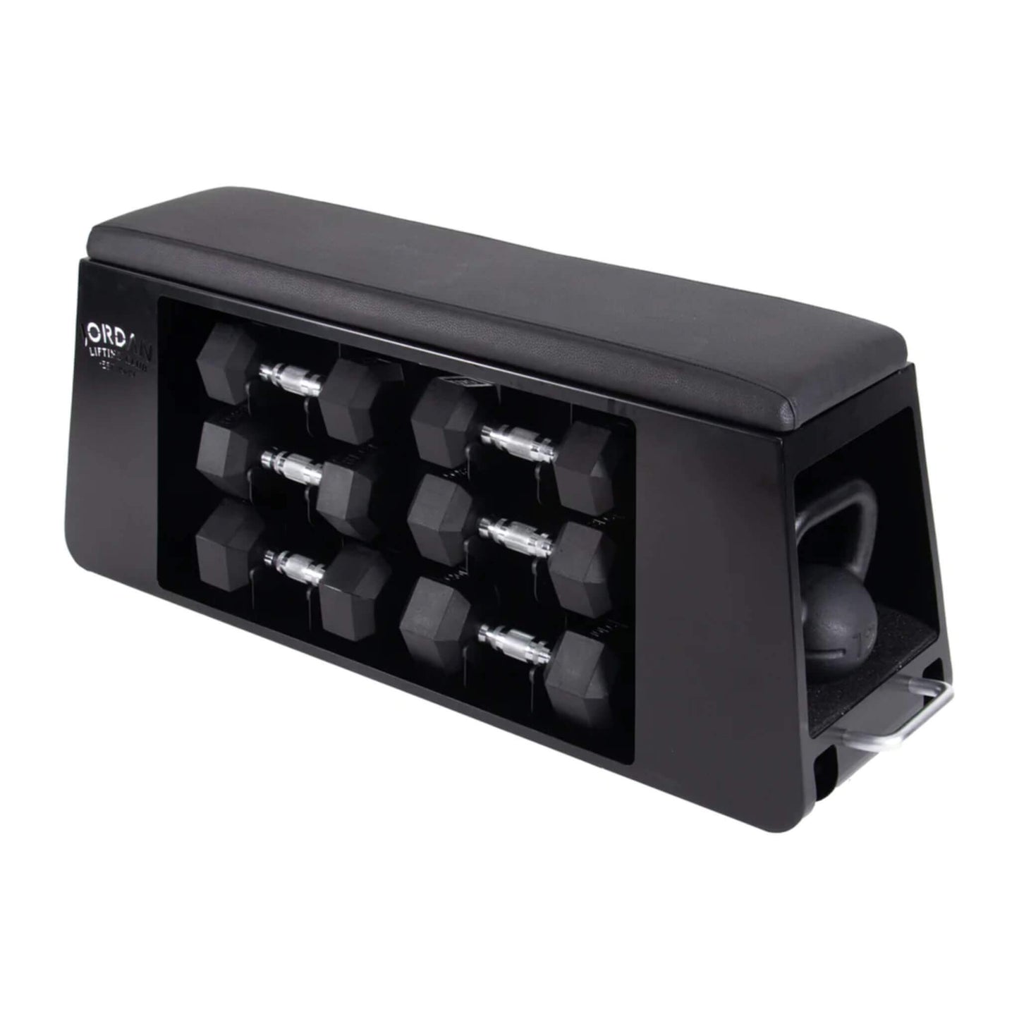 JLC Flat HIIT Storage Bench Filled Side