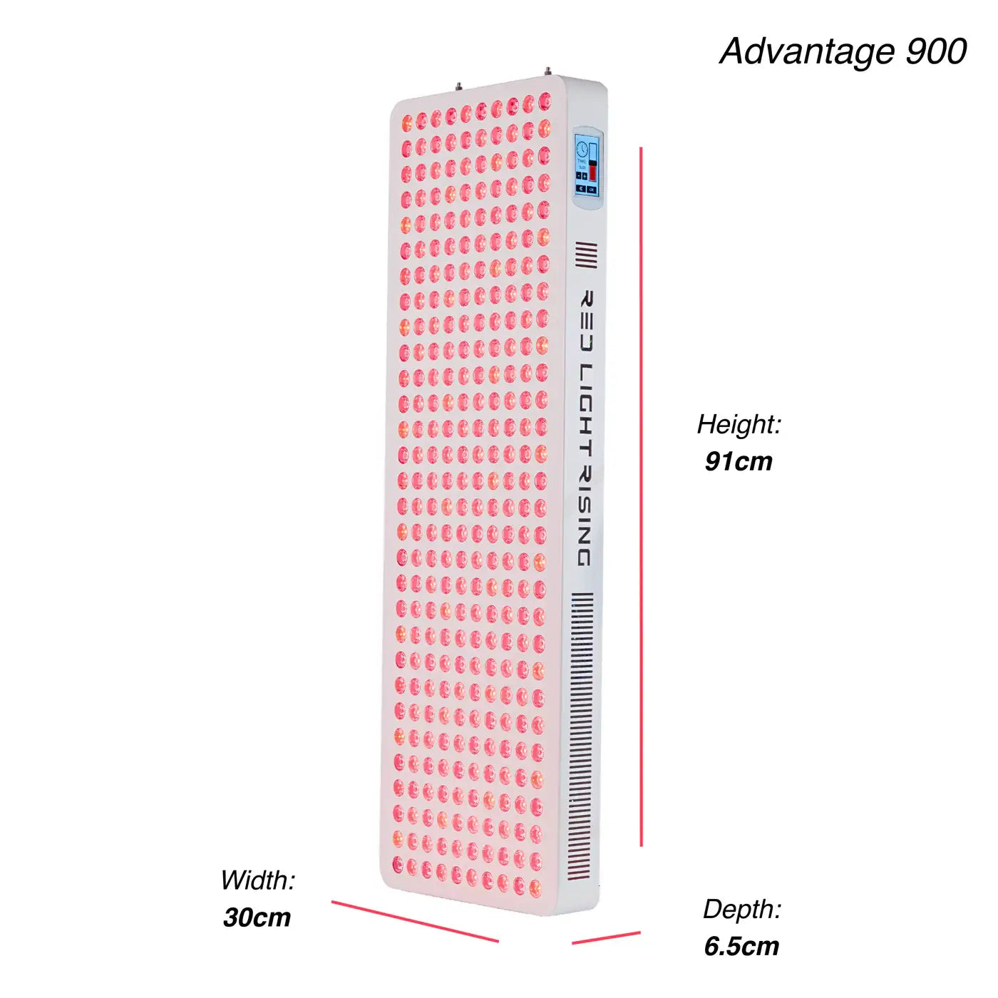 The Advantage 2.0 Series - Red Light Therapy Full Body Panel dimensions
