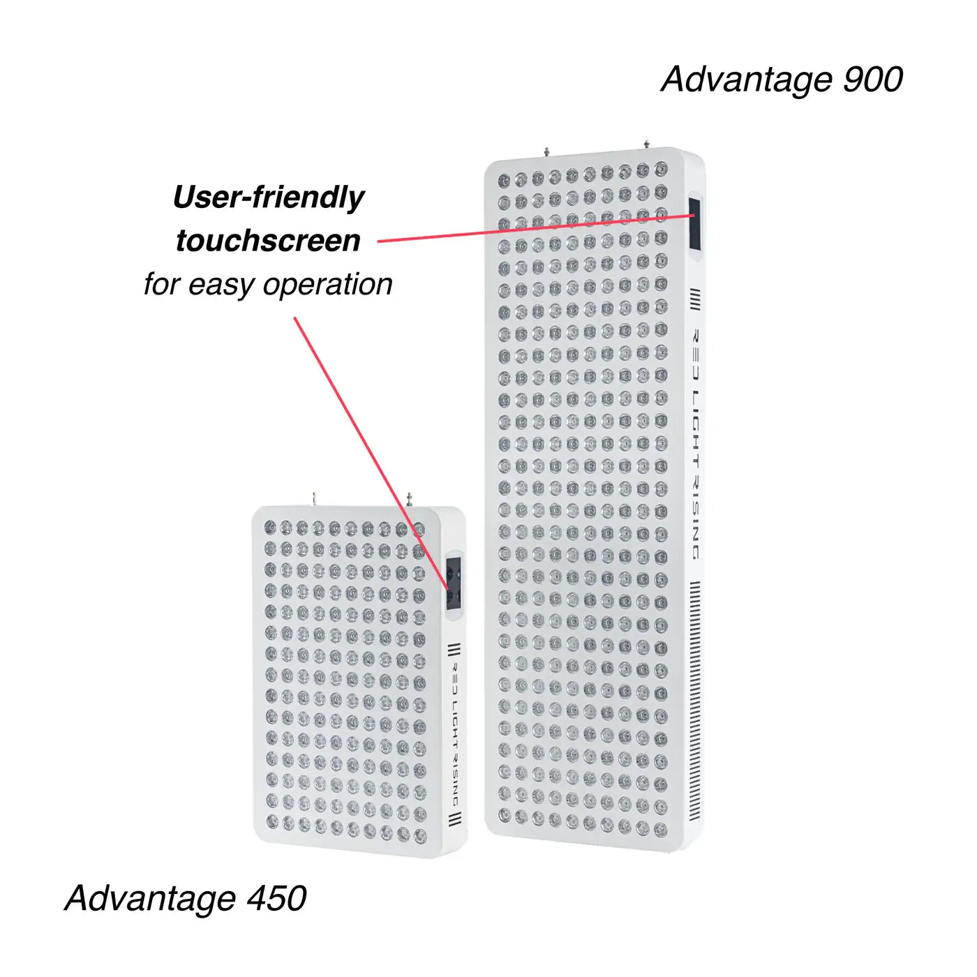 The Advantage 2.0 Series - Red Light Therapy Full Body Panel touchscreen