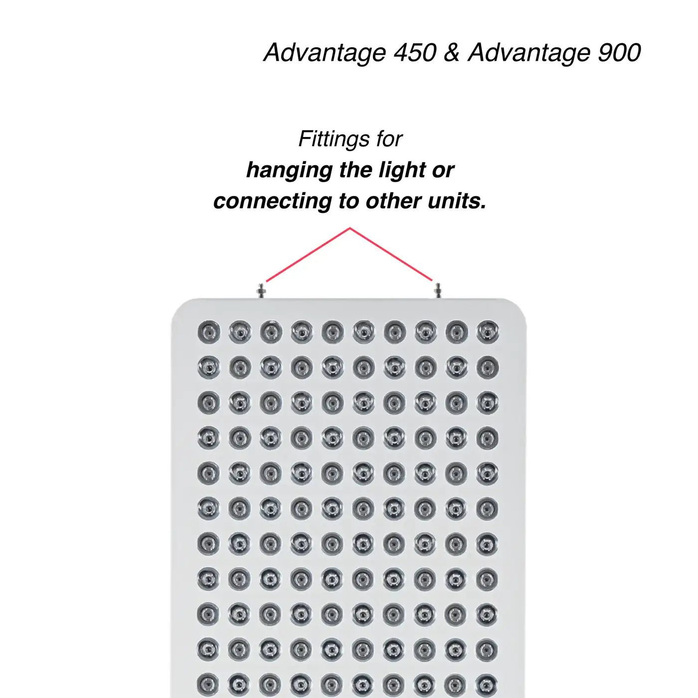The Advantage 2.0 Series - Red Light Therapy Full Body Panel fittings