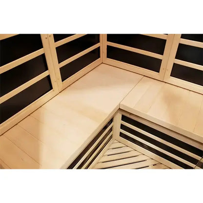 CenturaHeat 2-3 Person Diamond Corner Sauna BENCHES
