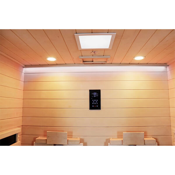 2 Person Full Spectrum Infrared Light Sauna - Premium Range smart