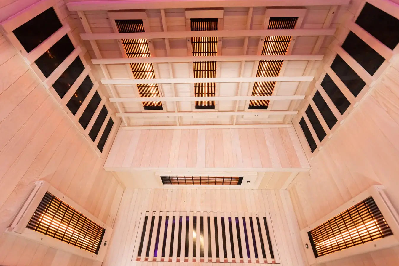 Miracle Sauna: 3 Person Far Infrared Sauna bench seats