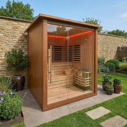 Insignia - MXOS2000 3rd Generation - Outdoor Sauna 2000mm x 2000mm Hybrid