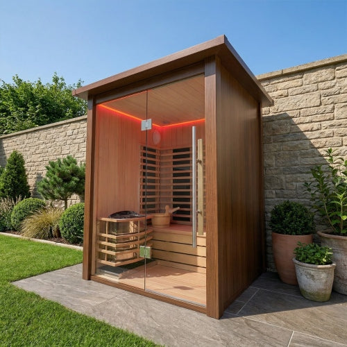 Insignia - MXOS1700 3rd Generation - Outdoor Sauna 1700mm x 1500mm Hybrid