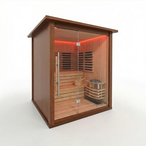 Insignia - MXOS2000 3rd Generation - Outdoor Sauna 2000mm x 2000mm Hybrid New