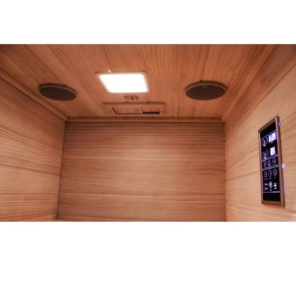 CenturaHeat 3 Person Infrared Light Sauna control panel