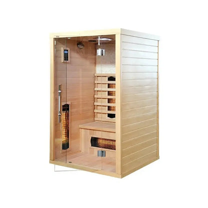 CenturaHeat Double 2 Person Glass Infrared Sauna side