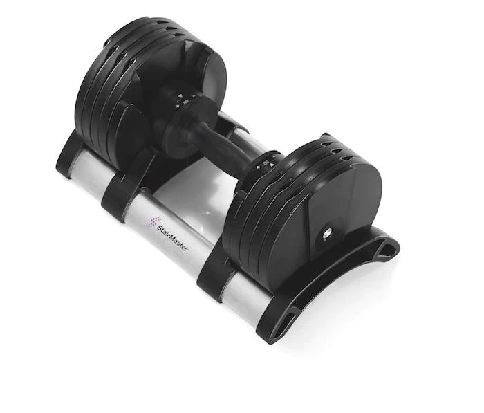 Stairmaster adjustable dumbbells