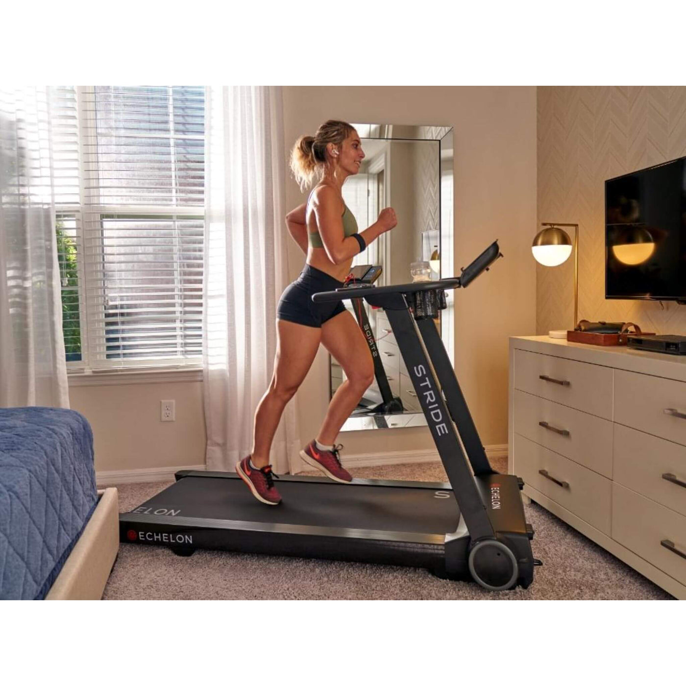 Echelon Stride Auto-Fold Connected Treadmill – Our Home Gym