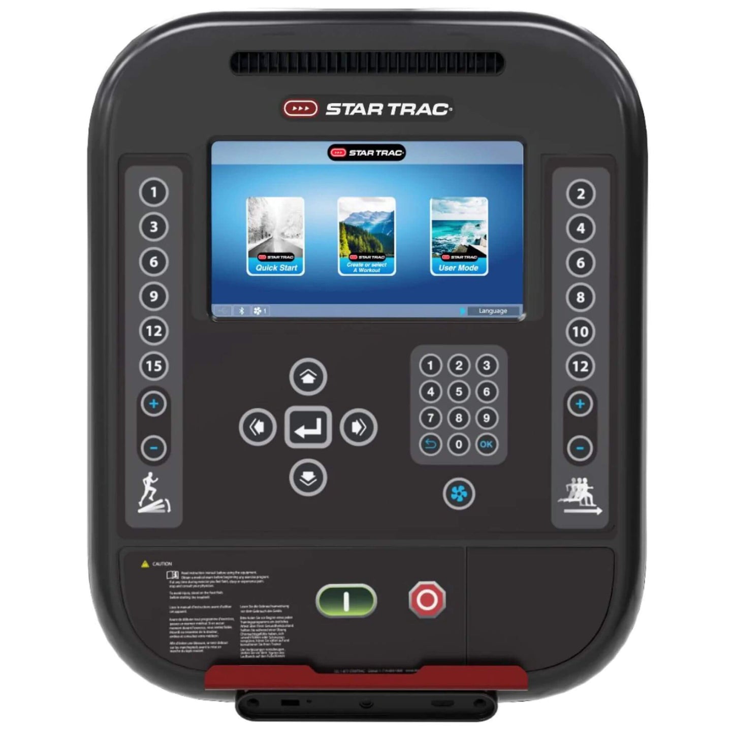 Star Trac 4UB UPRIGHT BIKE SCREEN