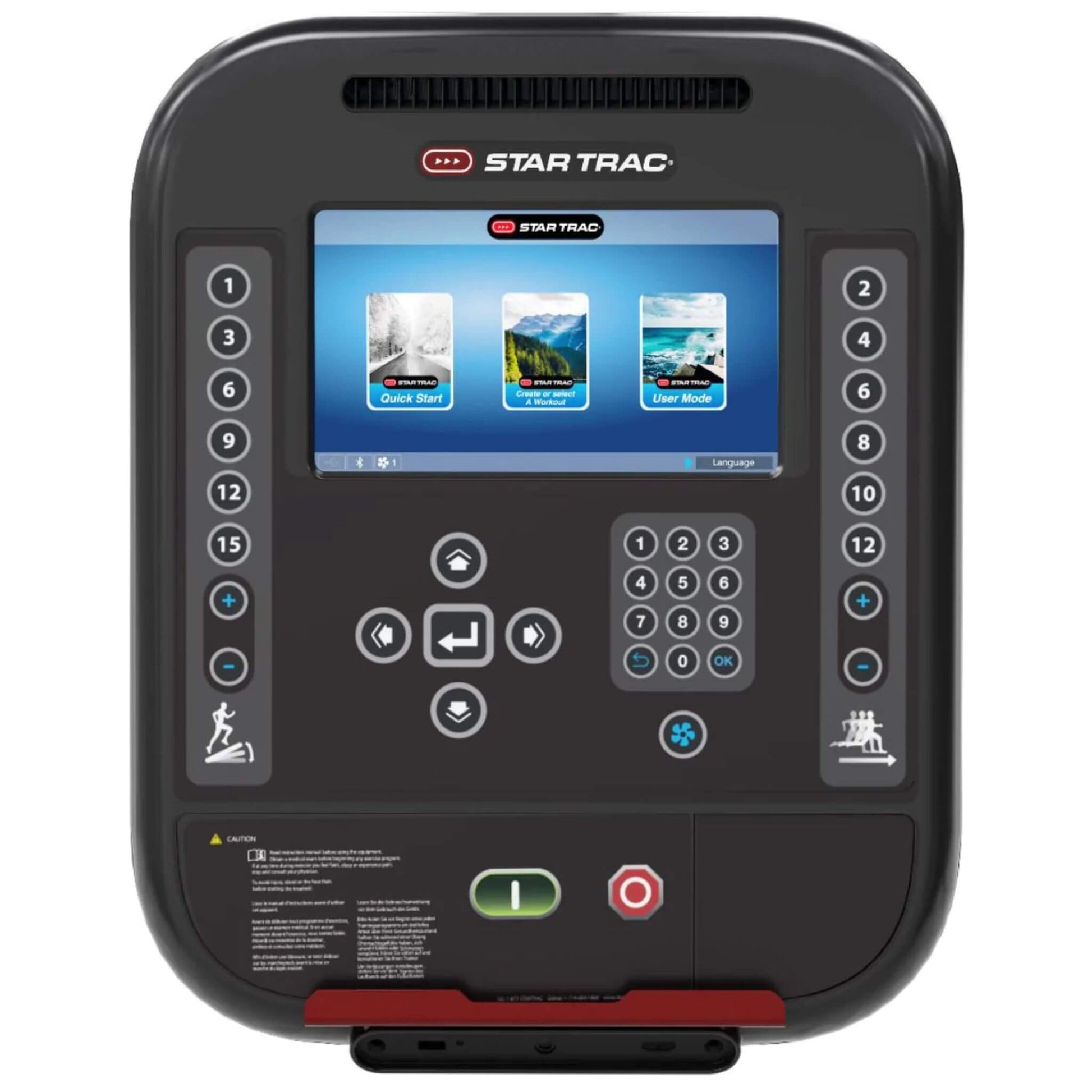 Star Trac 4UB UPRIGHT BIKE SCREEN